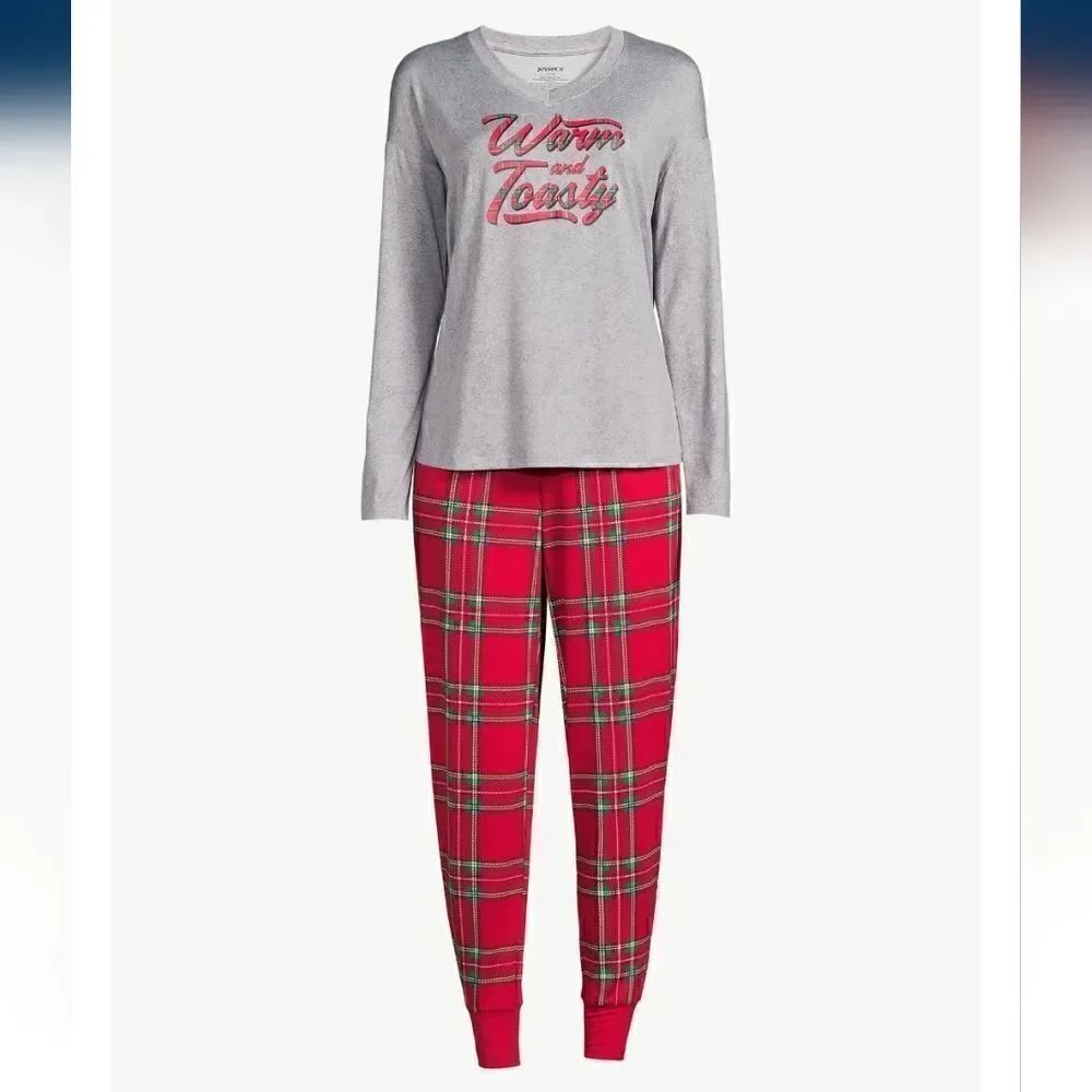 New Christmas Winter Women's Jogger Pajama Sleep Set